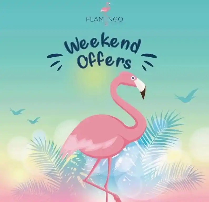 فلامنجو | عروض نهاية الأسبوع | أيام الجمعة و السبت | Weekend Offer . أقوى التخفيضات على كل طلبات و احتياجات البيت بأسعار متتفوتش من Flamingo Hyper Market . العروض سارية يومي الجمعة و السبت فقط 21 و 22 يوليو 2023 .