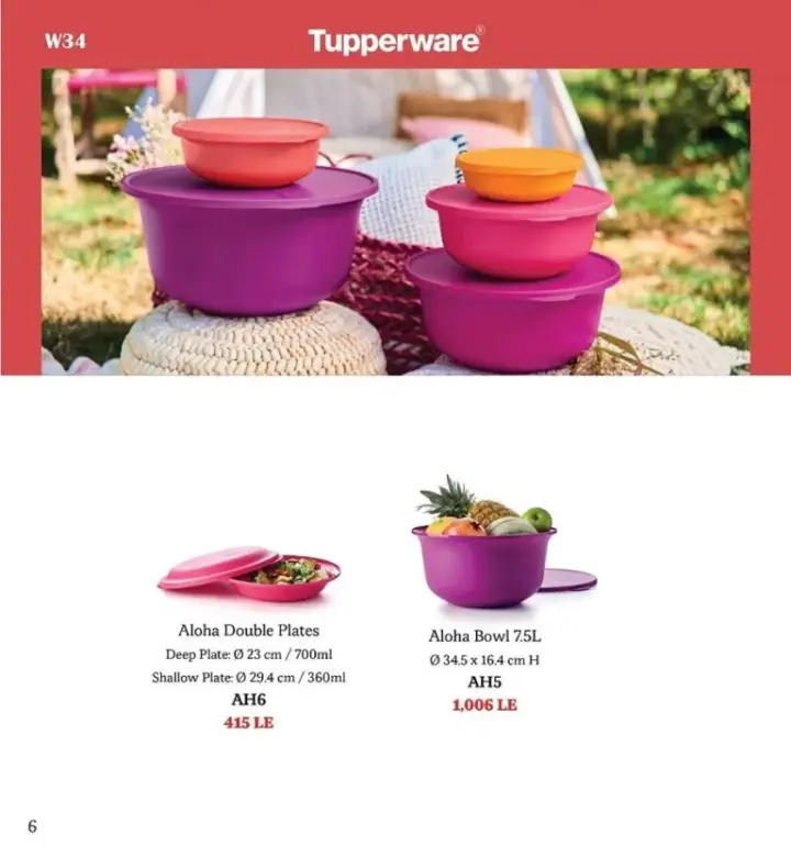 تابروير كتالوج الأسبوع 34 في أغسطس 2023 - Tupperware Egypt . فلاير الأسبوع 34 . أقوى العروض و التخفيضات على المستلزمات و الأدوات المنزلية و عروض خاصة على أدوات العودة للمدارس .