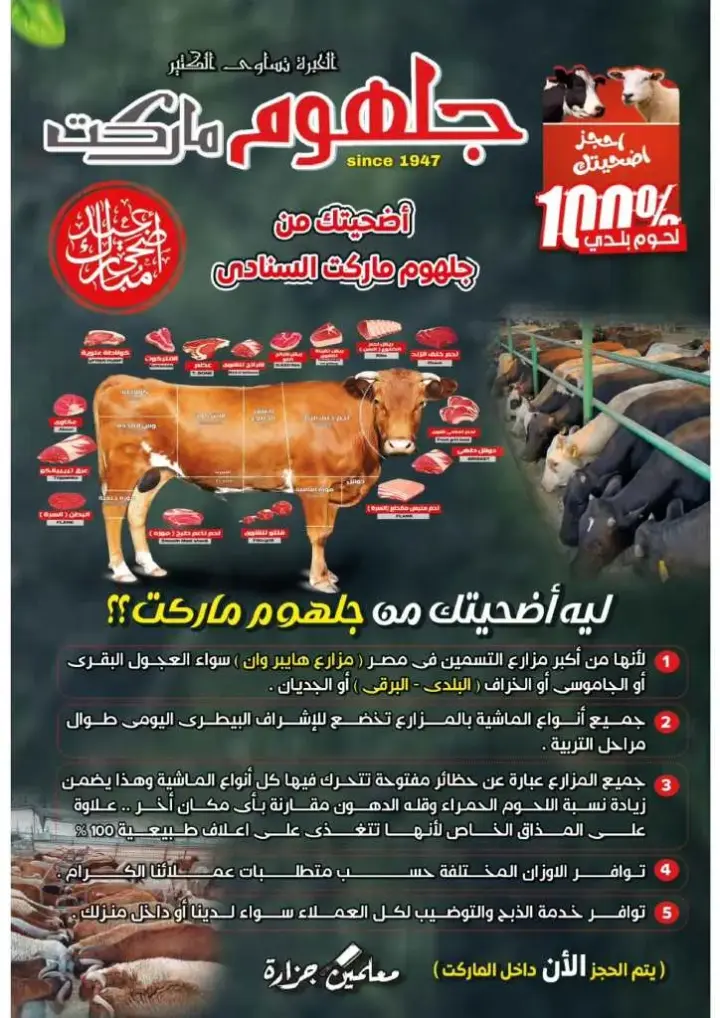 Jalhoum offers from May 31 until June 21, 2024 - Eid Al Adha Offers Magazine. Do not think or be confused about the best Jalhoum market and the best prices. Offers valid from today, Friday