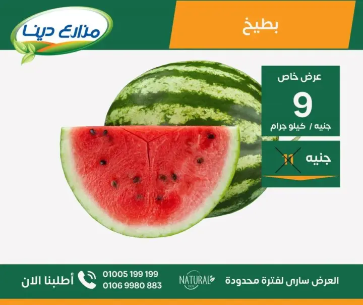 Dina Farms offers from June 25 until July 7, 2024 - June Offer. Enjoy June offers at our farms outlets