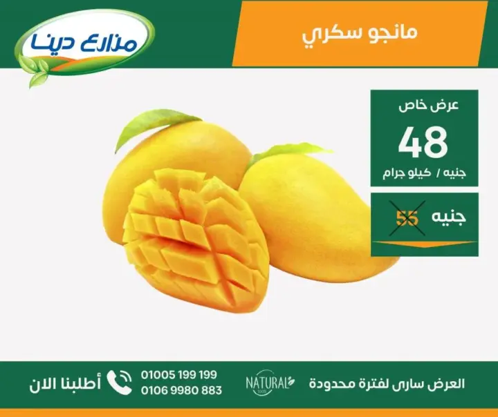 عروض مزارع دينا من 25 يونيو حتى 07 يوليو 2024 - June Offer .  استمتع بعروض شهر يونيو فى منافذ مزارع دينا