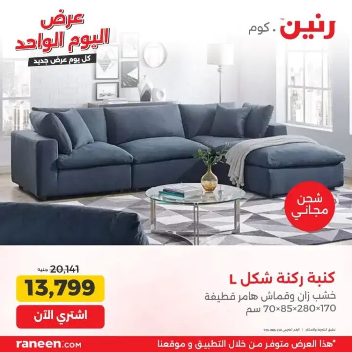 Raneen offers today, June 17, 2024 - one day offer. The best offers on electrical appliances, furniture and kitchen supplies