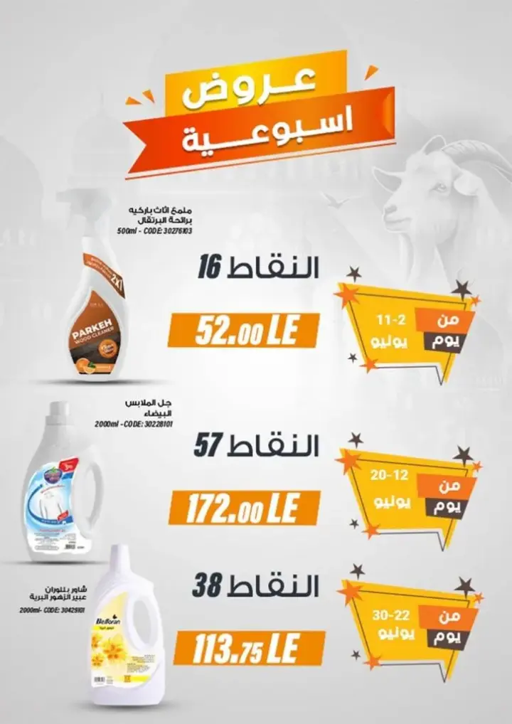 Opal catalog for June 2024, the best home care offers. On the occasion of Eid Al-Adha, discounts and discounts on detergents and disinfectant products. And also personal care and home care
