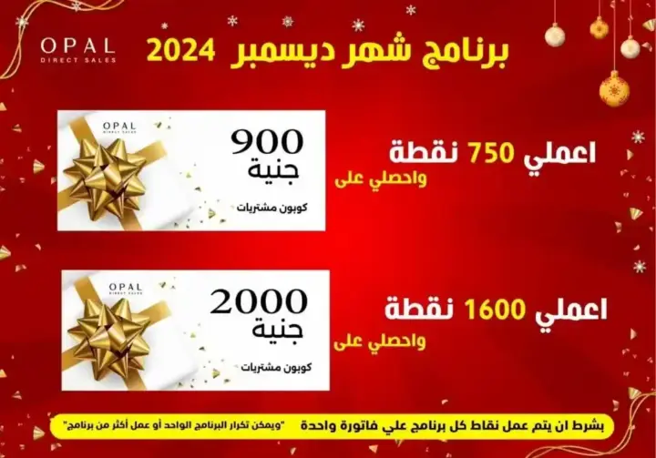 كتالوج أوبال شهر ديسمبر 2024: اكتشف أحدث العروض والمكافآت