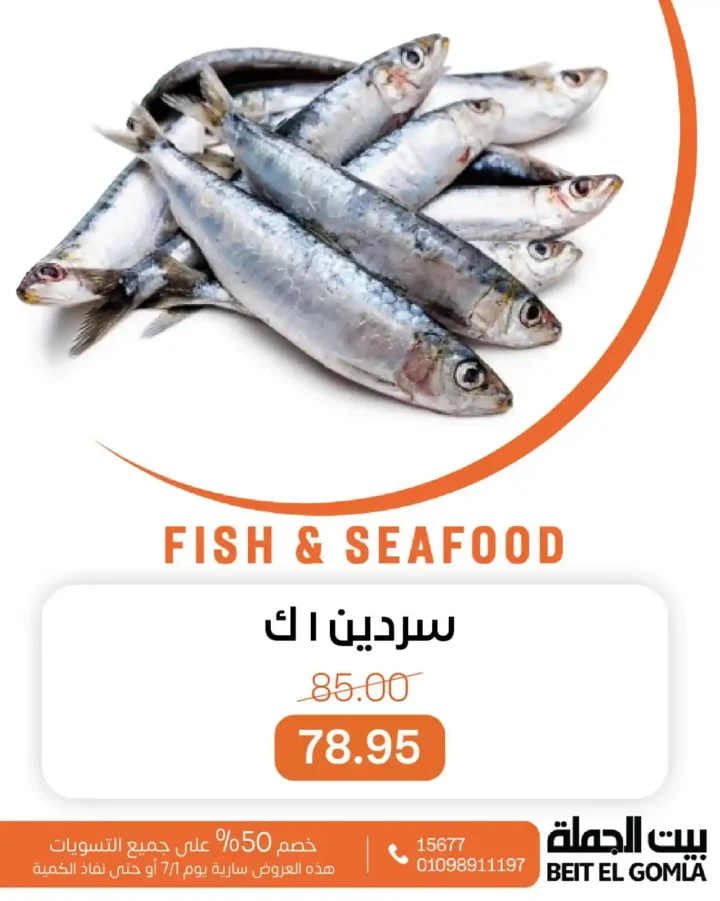 عروض بيت الجملة على الأسماك يوم 1 يوليو 2025