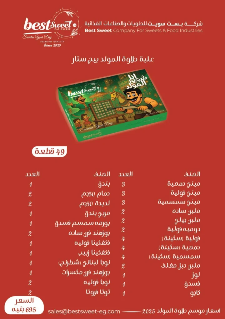 عروض الفرجاني هايبر ماركت بمناسبة المولد النبوي الشريف 2025 – حلاوة المولد من بست سويت