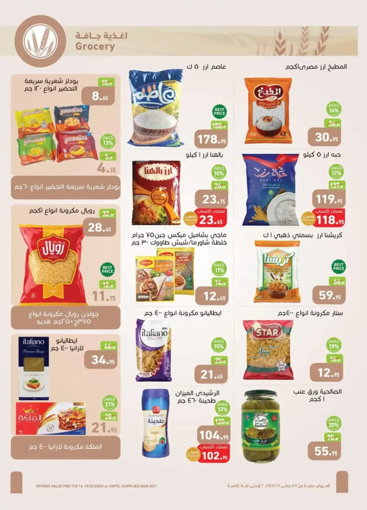عروض أسواق عبدالله العثيم مصر حتي 19 أغسطس 2025