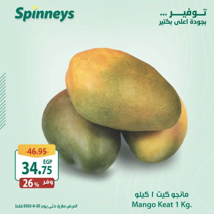 عروض سبينس على المانجو