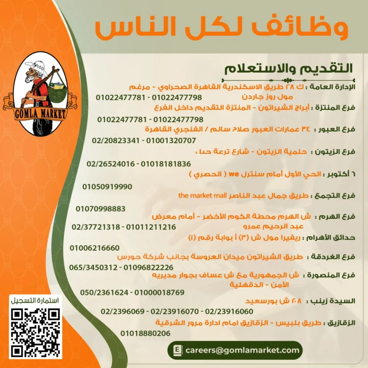 وظائف جملة ماركت 2025 – فرص عمل مميزة برواتب مجزية