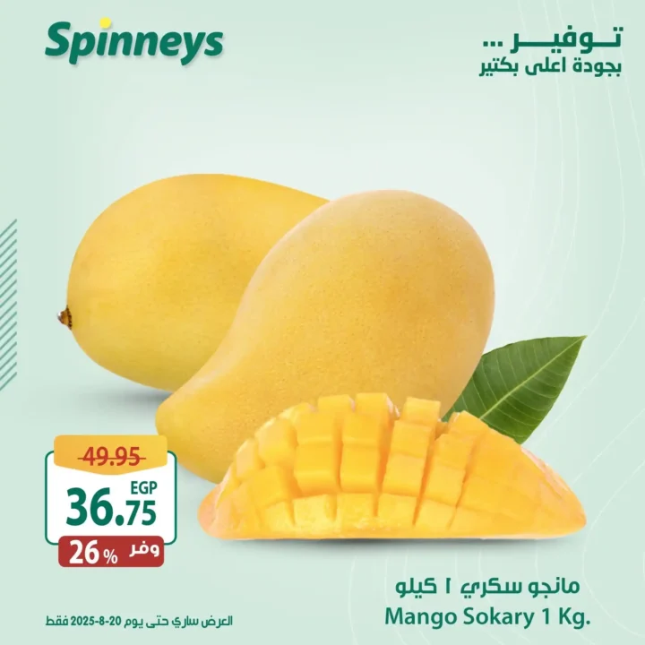 عروض سبينس على المانجو