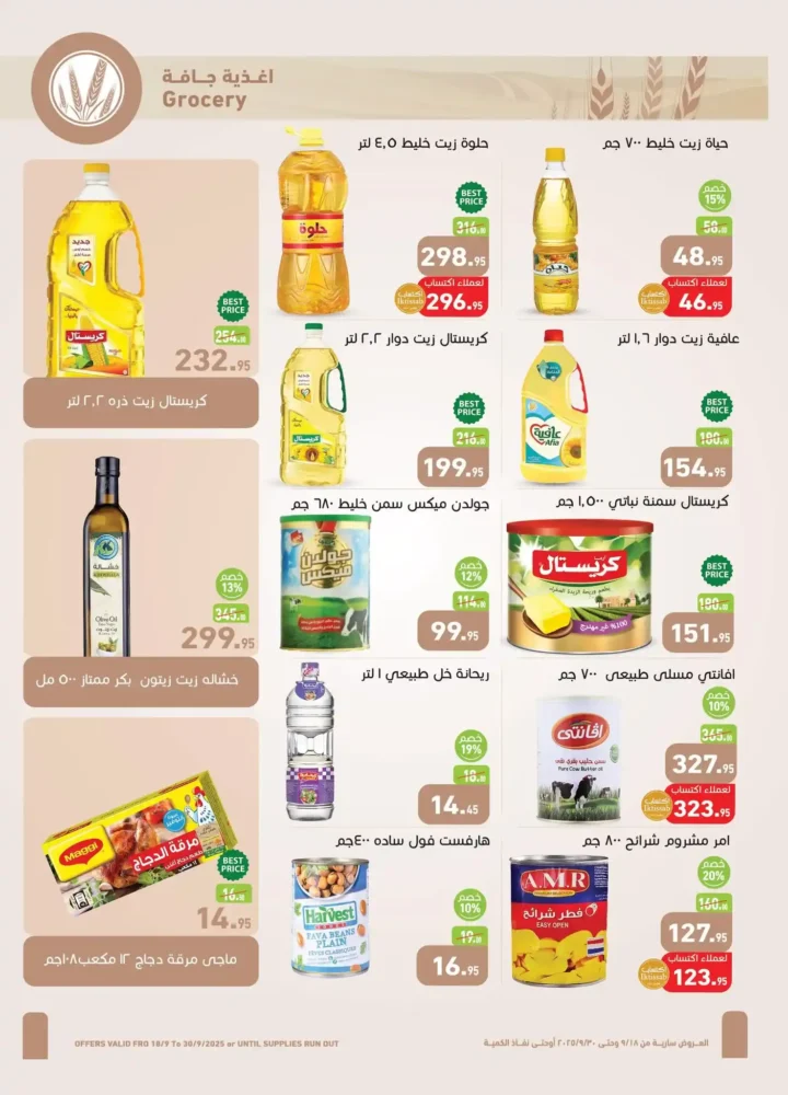 عروض أسواق عبدالله العثيم مصر 2025 على اللحوم والدواجن والسلع الأساسية