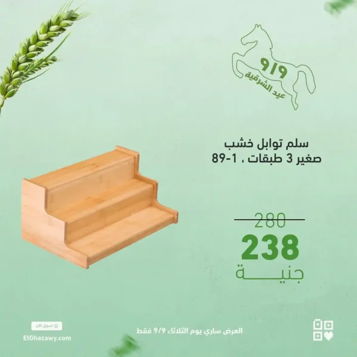 Al-Ghazawi offers on kitchen shelves