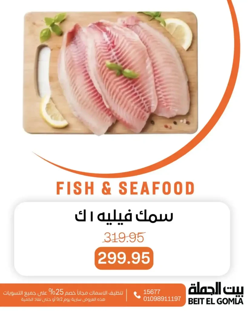 عروض بيت الجملة على الأسماك 