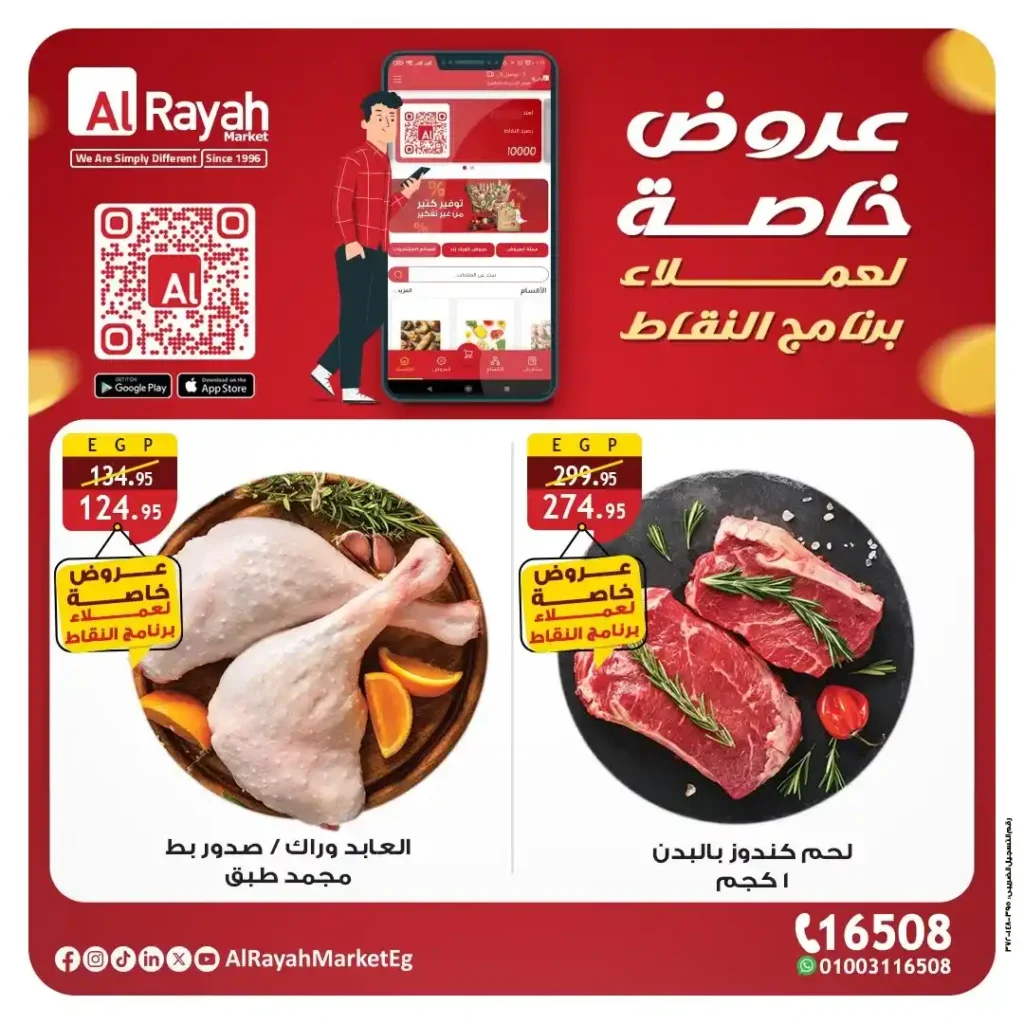 عروض الراية ماركت نوفمبر 2025: خصومات قوية وحصرية لعملاء برنامج النقاط 4 خصومات قوية وحصرية لعملاء برنامج النقاط