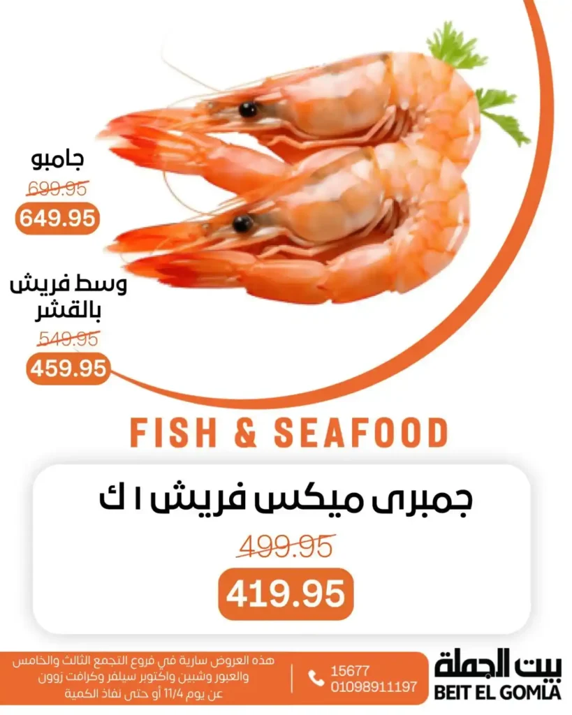 عروض بيت الجملة على الأسماك والسي فود نوفمبر 2025 | طعم البحر بأفضل سعر 16 طعم البحر بأفضل سعر