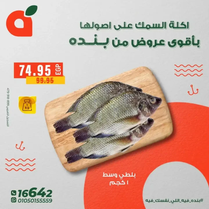 عروض بنده مصر على الاسماك – اقوى تخفيضات ديسمبر2025 14 عروض بنده مصر على الاسماك – اقوى تخفيضات ديسمبر2025