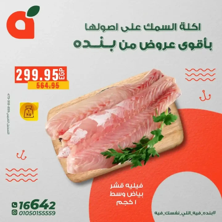 عروض بنده مصر على الاسماك – اقوى تخفيضات ديسمبر2025 12 عروض بنده مصر على الاسماك – اقوى تخفيضات ديسمبر2025