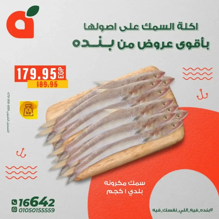 عروض بنده مصر على الاسماك – اقوى تخفيضات ديسمبر2025 11 عروض بنده مصر على الاسماك – اقوى تخفيضات ديسمبر2025