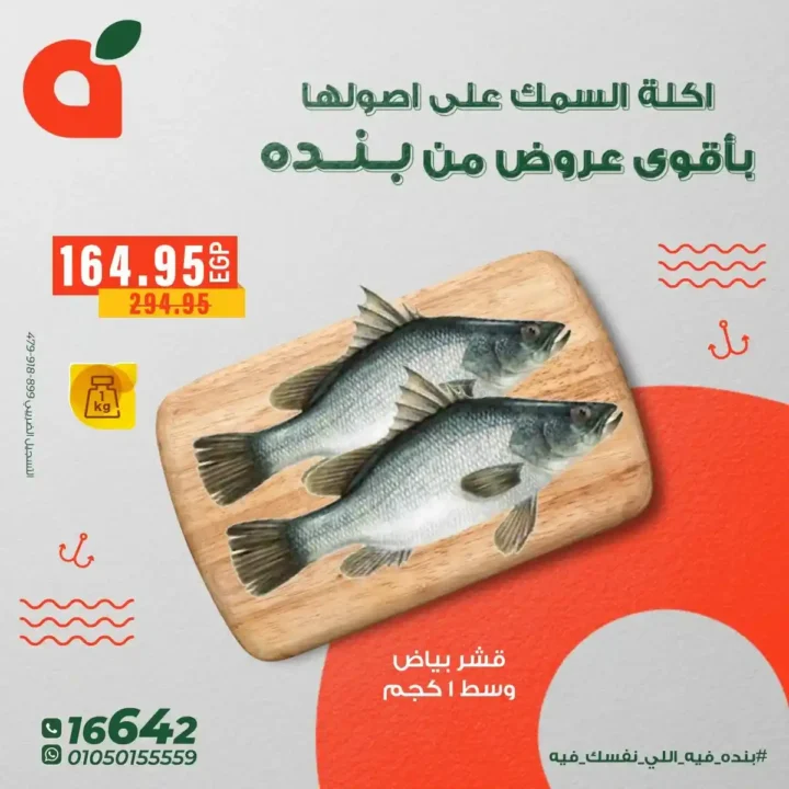 عروض بنده مصر على الاسماك – اقوى تخفيضات ديسمبر2025 10 عروض بنده مصر على الاسماك – اقوى تخفيضات ديسمبر2025