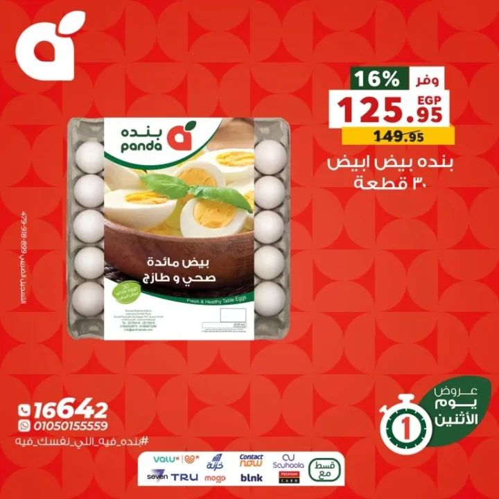 Panda Egypt offers for Monday, December 8, 2025 - Huge discounts on TVs, food, and cleaning supplies!