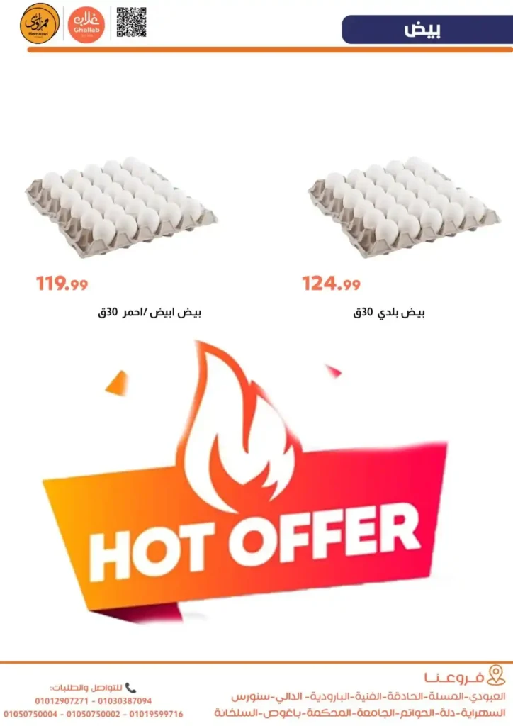 عروض أسواق غلاب بالفيوم اليوم – أقوى تخفيضات الخضار واللحوم والبيض 2026. 11 عروض أسواق غلاب