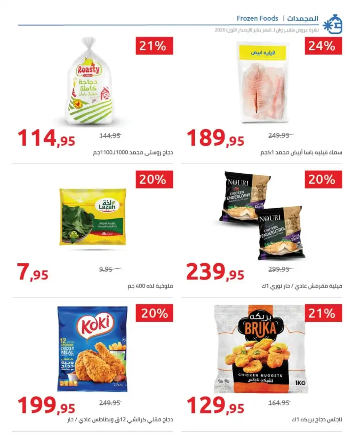 عروض هايبروان Hyperone لشهر يناير 2026 | مجلة الإصدار الأول وتجهيز رمضان بأقوى توفير. 29 عروض هايبروان