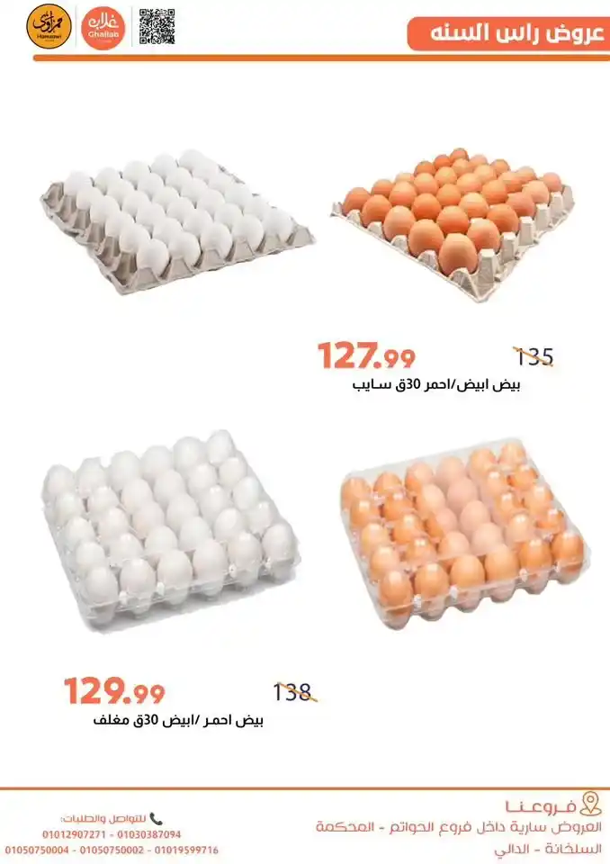 عروض أسواق غلاب بالفيوم 2026 أقوى تخفيضات الخضار والفاكهة واللحوم ومنتجات البيت 7 عروض أسواق غلاب
