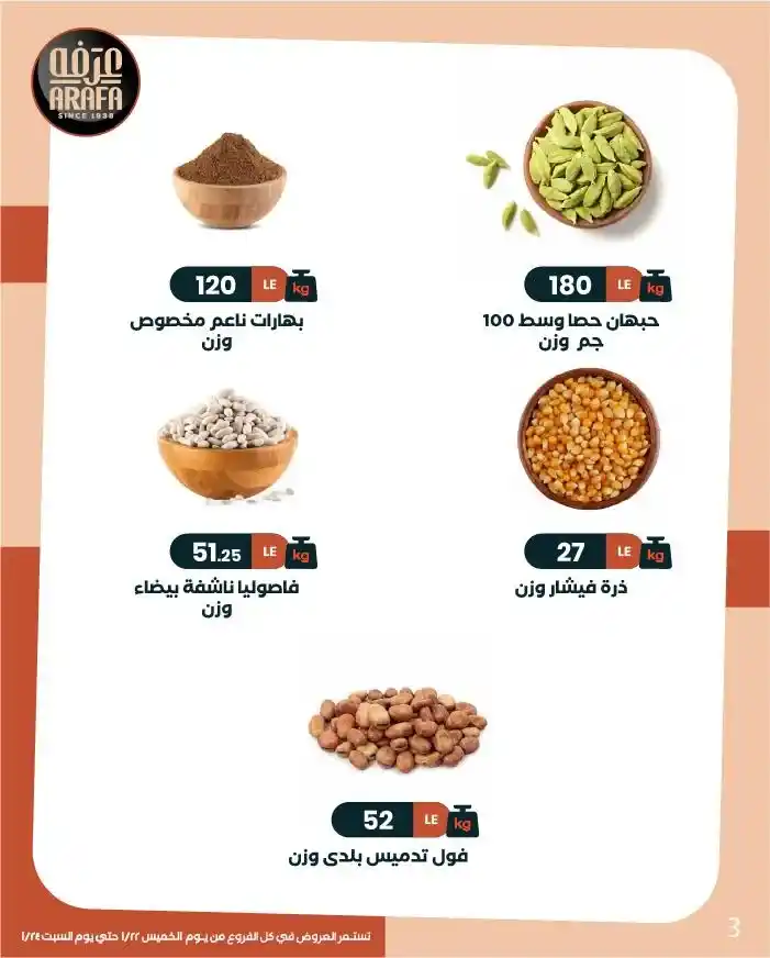 عروض عرفة ماركت Arafa Market | وفّر وكمّل الشهر بأمان 2026. 9 عروض عرفة ماركت Arafa Market | وفّر وكمّل الشهر بأمان 2026