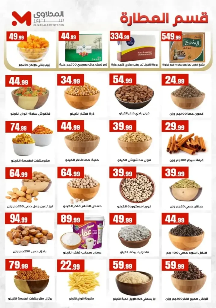 عروض المحلاوي ستورز 2026: تخفيضات ضخمة حتى 1 أبريل في جميع الفروع. 15 عروض المحلاوي ستورز