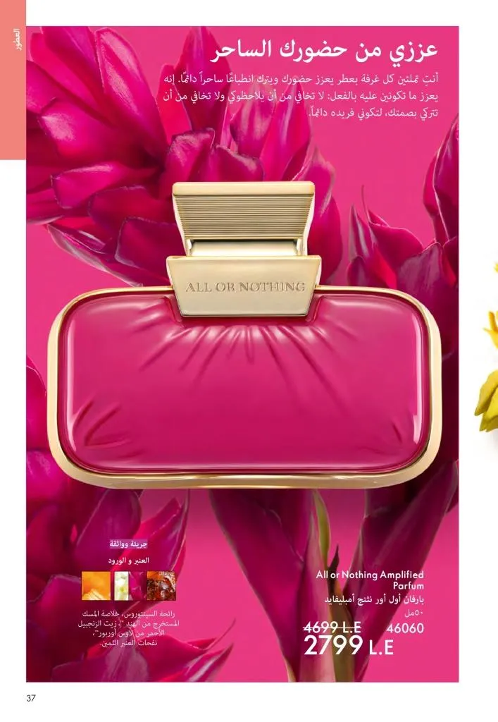 عروض كتالوج أوريفلام مارس 2026 في مصر - خصومات كبيرة على العطور والمكياج والعناية بالبشرة 36 Oriflame March 2026 Catalog Offers in Egypt – Huge Discounts on Perfumes, Makeup and Skincare