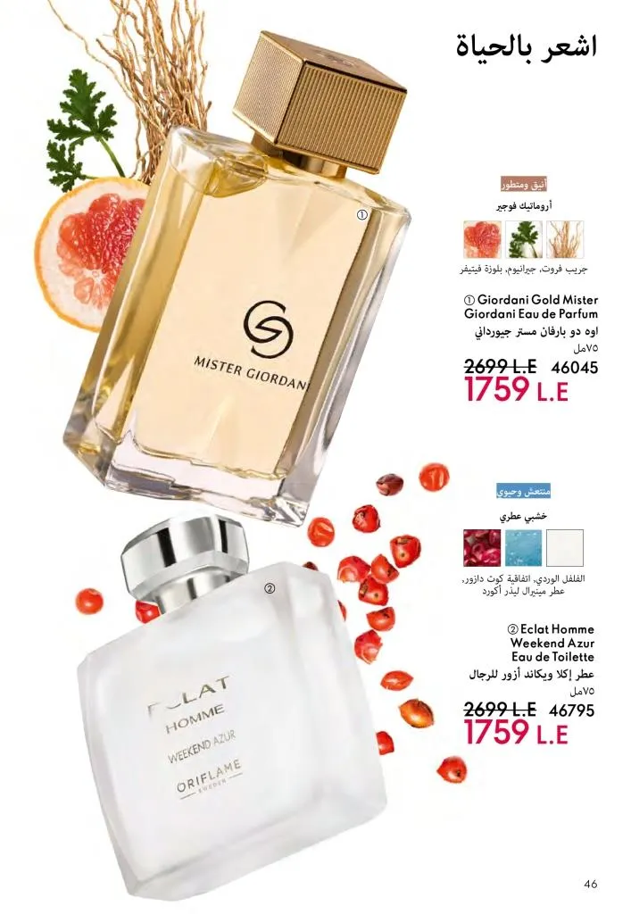 عروض كتالوج أوريفلام مارس 2026 في مصر - خصومات كبيرة على العطور والمكياج والعناية بالبشرة 47 عروض كتالوج أوريفلام مارس 2026 في مصر – خصومات كبيرة على العطور والمكياج والعناية بالبشرة