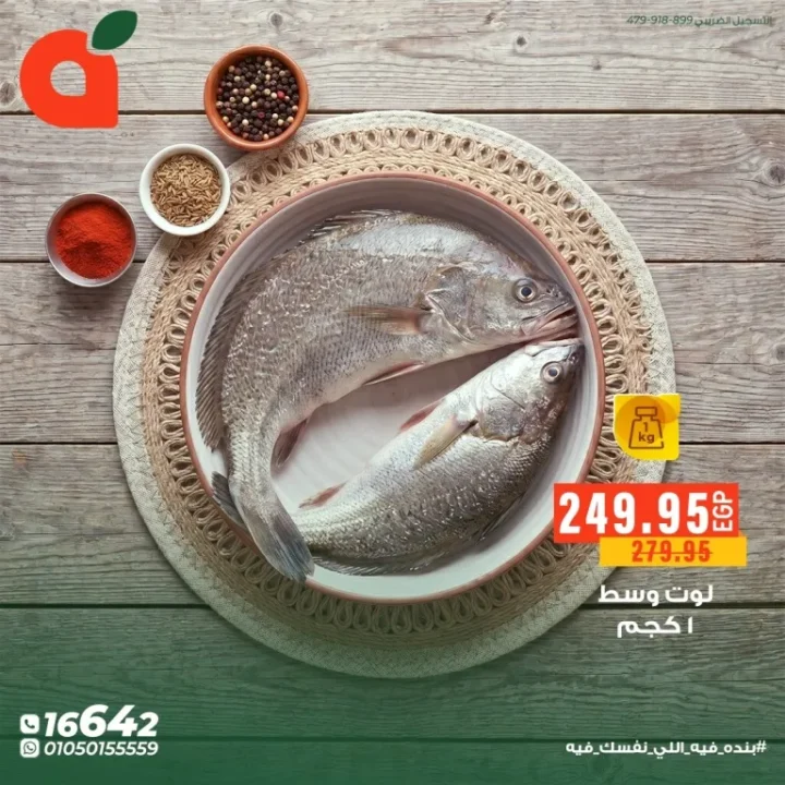 أحدث عروض بنده مصر على اللحوم والأسماك حتى 28 أبريل 2026 - Fresh offers 9 أحدث عروض بنده مصر على اللحوم والأسماك