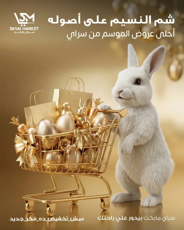 عروض سراي ماركت شم النسيم 2026.. خصومات قوية ومفاجآت مستمرة حتى نفاد الكمية. 1 عروض سراي ماركت شم النسيم 2026.. خصومات قوية ومفاجآت مستمرة حتى نفاد الكمية