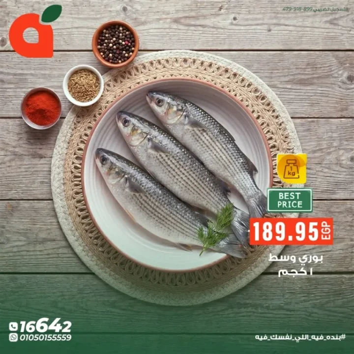 أحدث عروض بنده مصر على اللحوم والأسماك حتى 28 أبريل 2026 - Fresh offers 10 أحدث عروض بنده مصر على اللحوم والأسماك