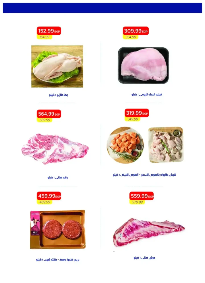 عروض مترو ماركت مصر 2026: مجلة مترو الجديدة بخصومات قوية حتى 30 أبريل. 13 عروض مترو ماركت