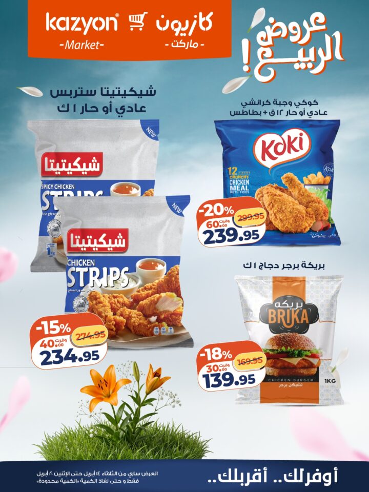 عروض كازيون 2026.. برومو التوفير يبدأ الآن من 14 إلى 20 أبريل بأسعار لا تفوت. 15 عروض كازيون