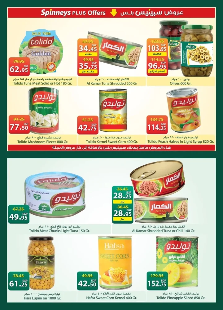 عروض سبينيس مصر شم النسيم 2026.. خصومات قوية على الفسيخ والرنجة بأسعار لن تتكرر. 18 عروض سبينيس مصر