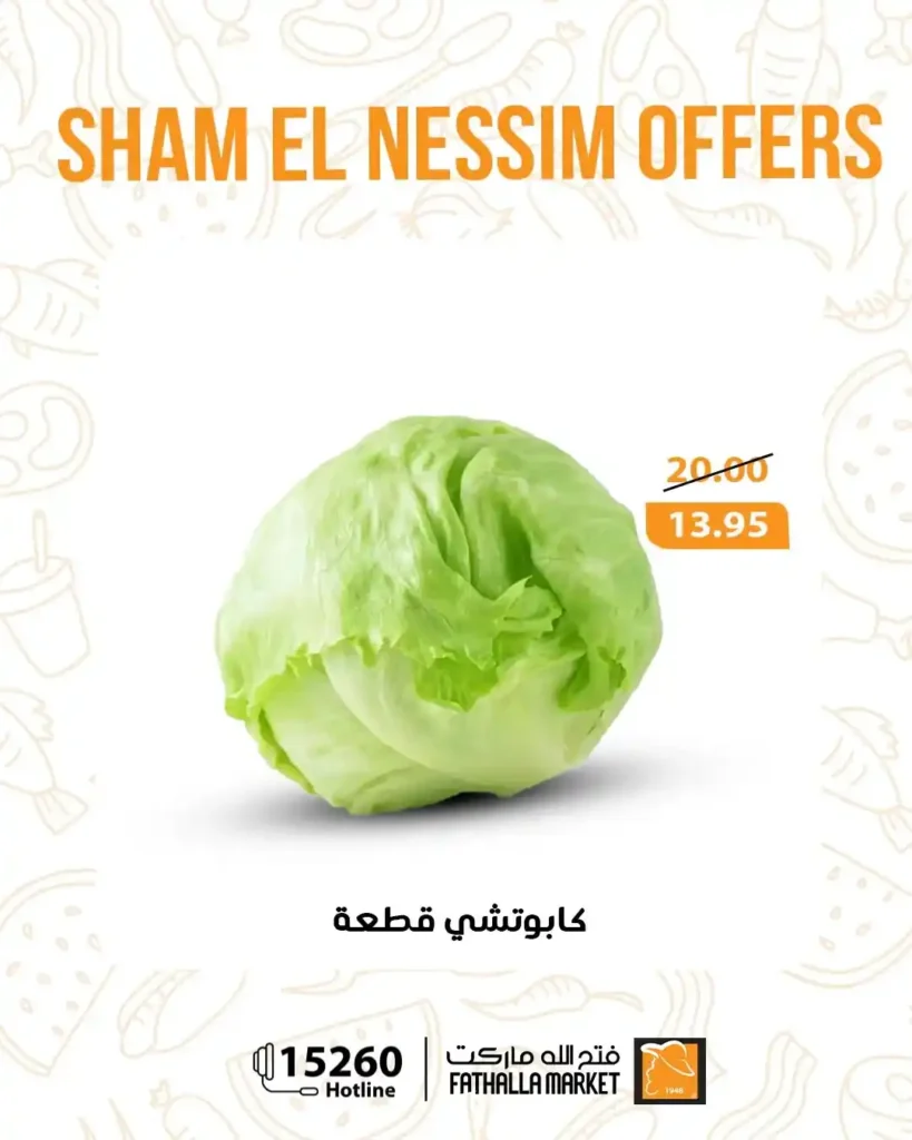 عروض فتح الله ماركت شم النسيم 2026 - خصومات يومية قوية حتى 14 أبريل على جميع المنتجات 🐟 17 عروض فتح الله ماركت شم النسيم 2026 - خصومات يومية قوية حتى 14 أبريل على جميع المنتجات