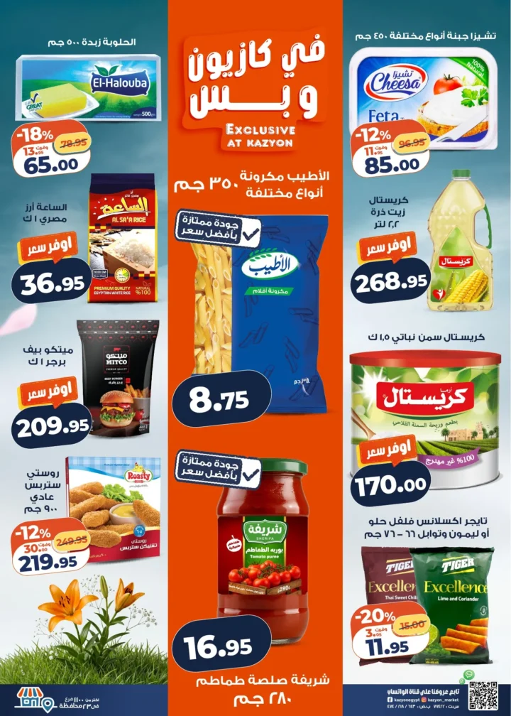 عروض | عرض التلات | من كازيون - أقوى توفير لست البيت المصرية - من 21 وحتى 27 أبريل 2026 2 عروض | عرض التلات | من كازيون - أقوى توفير لست البيت المصرية