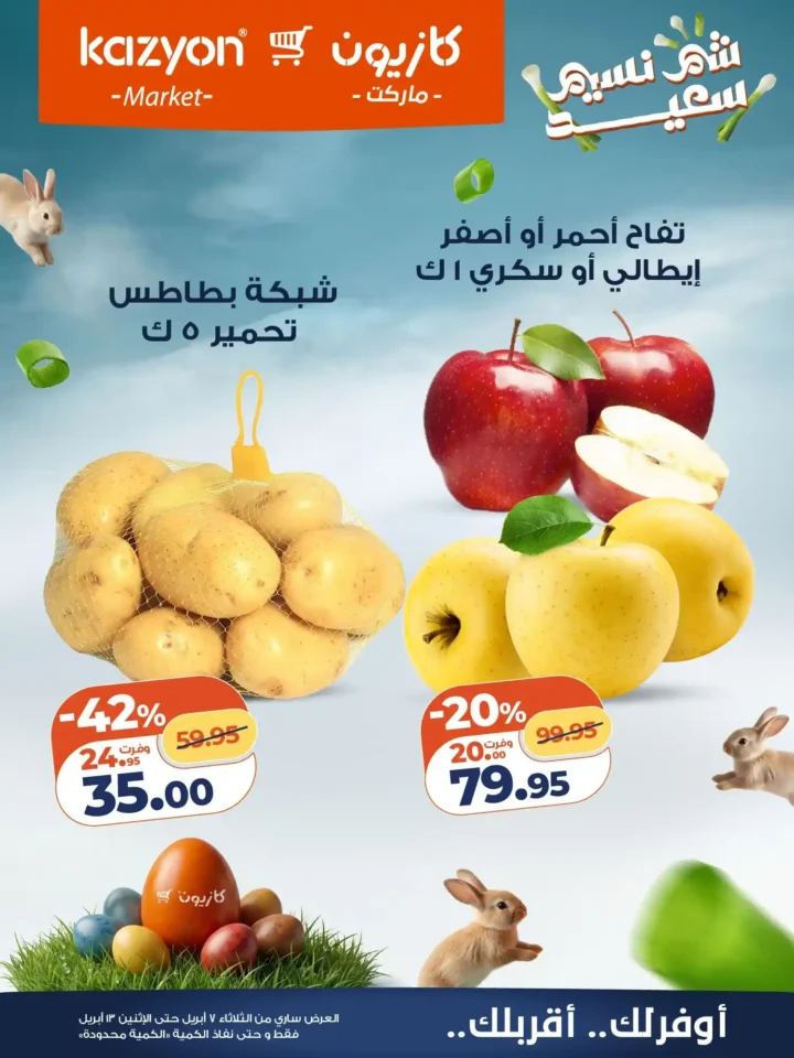 عروض كازيون ماركت 2026.. أقوى عروض التلات لتوفير ميزانية الشهر حتى 13 أبريل. 7 عروض كازيون ماركت