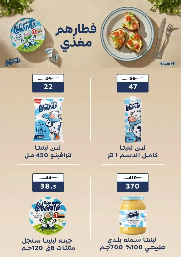 عروض هايبر ميلانو المنصورة 2026.. خصومات قوية على السلع الغذائية حتى 13 مايو 25 عروض هايبر ميلانو المنصورة 2026. خصومات قوية