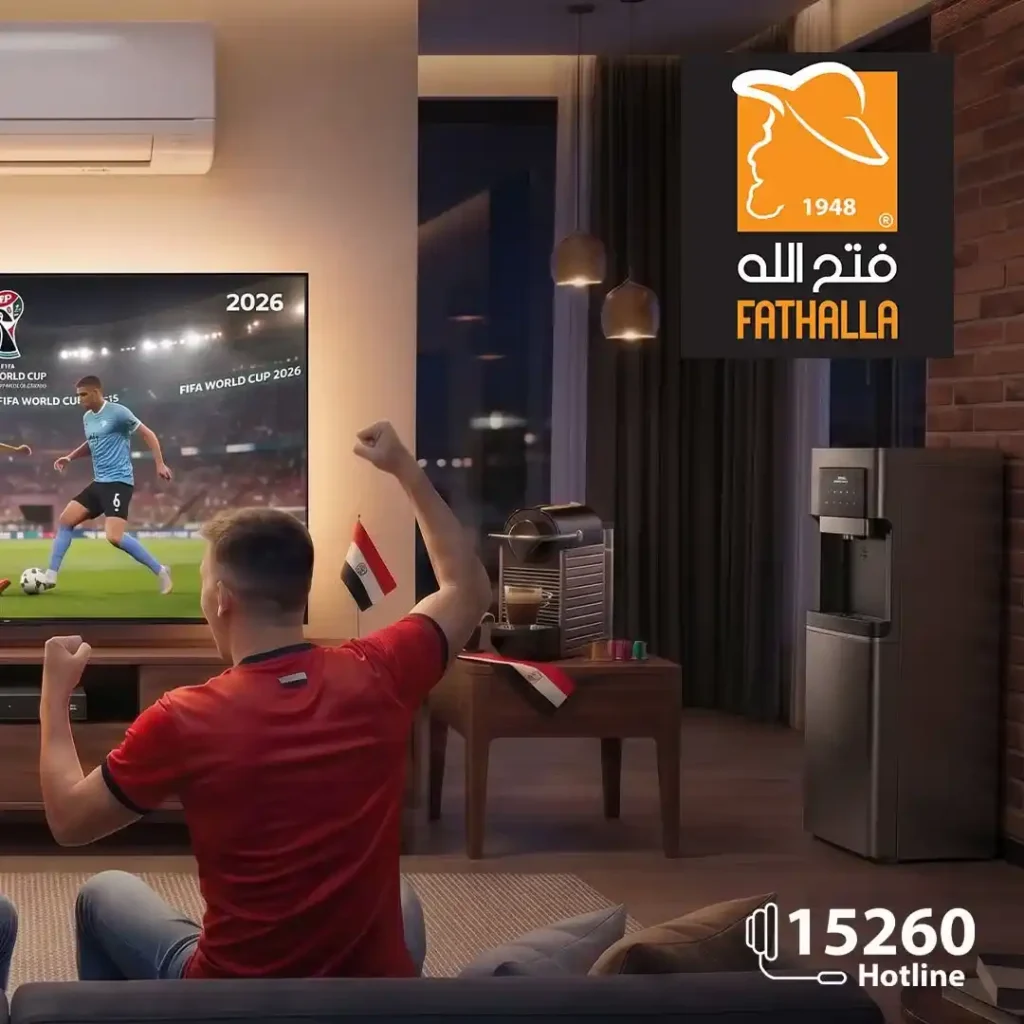عروض فتح الله ماركت على الأجهزة الكهربائية حتى 30 يونيو 2026.. جهز بيتك واستمتع بأجواء المباريات بأفضل الأسعار 2 عروض فتح الله ماركت على الأجهزة الكهربائية حتى 30 يونيو 2026..