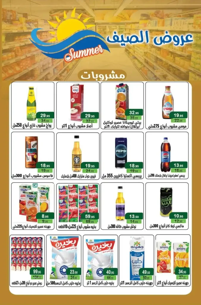 عروض مكاوي ماركت 2026.. أقوى عروض الصيف والخصومات حتى 10 أغسطس. 14 عروض مكاوي ماركت