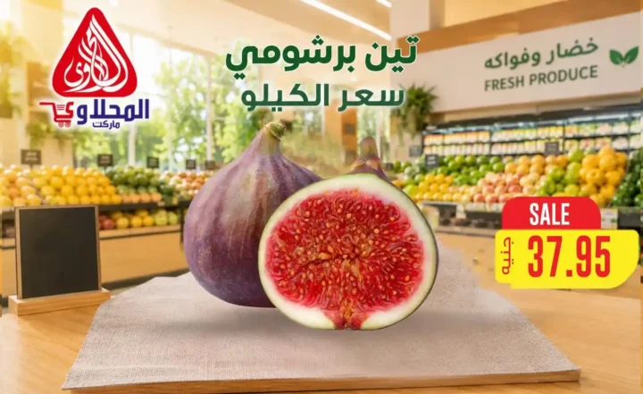 عروض المحلاوي ماركت 2026.. تخفيضات على الخضروات والفاكهة والأسماك حتى 16 يوليو 9 عروض المحلاوي ماركت 2026
