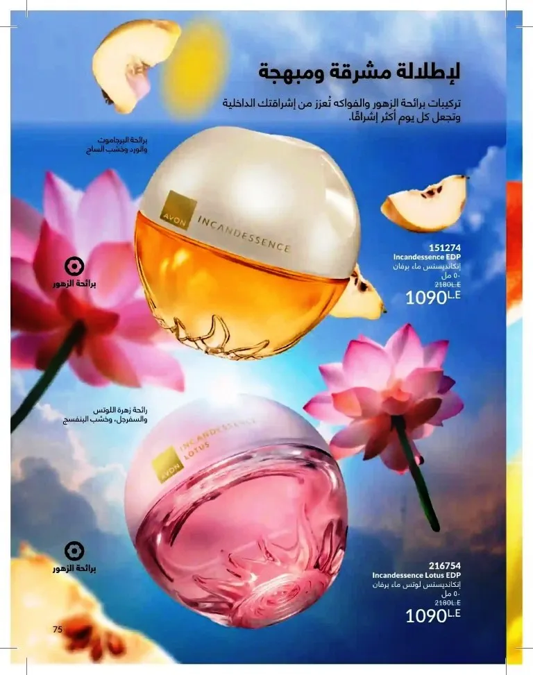 كتالوج أفون شهر يوليو 2026 | أحدث عروض وأسعار أفون مصر - اغتنمي اللحظة.. عيشي بحب 75 Avon Catalog July 2026 | Latest Avon Egypt Offers and Prices - Seize the moment... Live with love